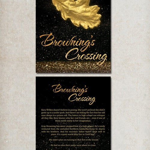 Browning's crossing book cover design