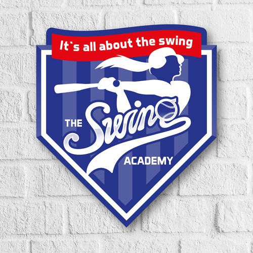 Logo for baseball hitting academy