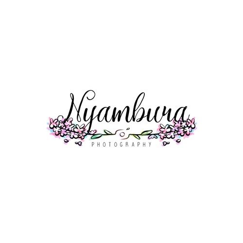 Colorful logo for a romantic and classy photographer