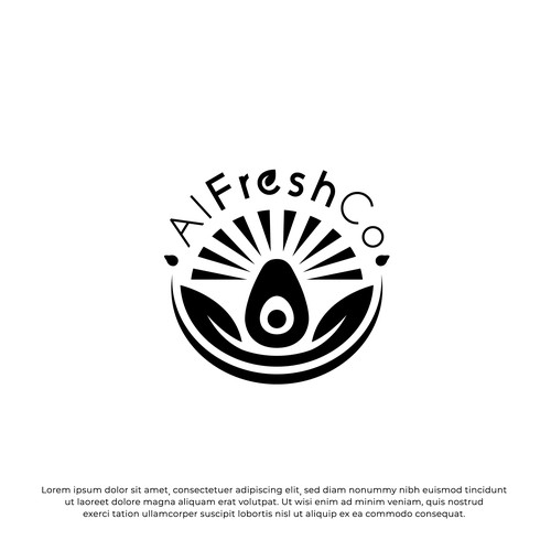 AlFreshCo logo design
