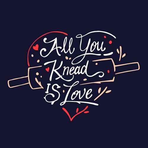 Lettering design used for Aprons