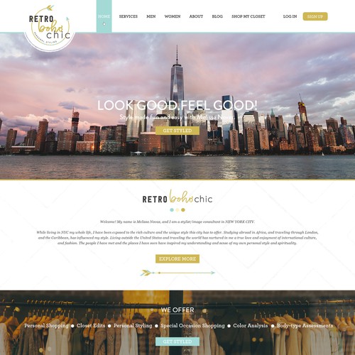 RetroBohoChic ECommerce Website