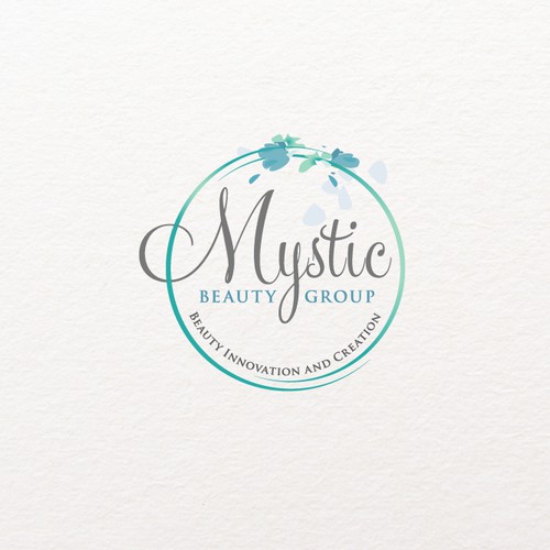 Beautiful ethereal logo for beauty company Mystic Beauty Group
