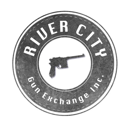 Vintage Logo for Gun Exchange company