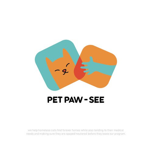 Logo for "Pet Paw See"
