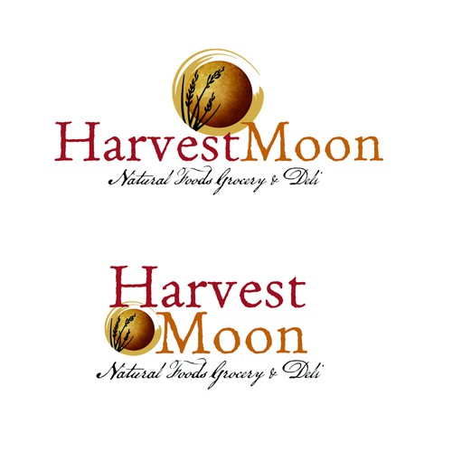 Full Moon Illustration for Grocery Coop logo