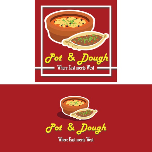 Logo concept for Pot and Dough