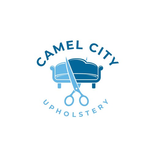Premium logo concept for Camel City Upholstery.
