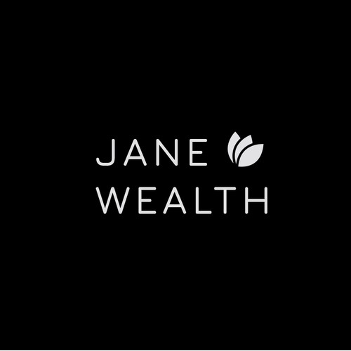 Simple, clean and trustworthy logo for women's financial company.