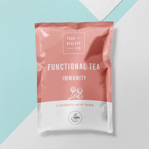 Tea Packaging Pouch Design