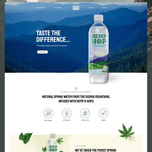 Hemp Hop Website Design 