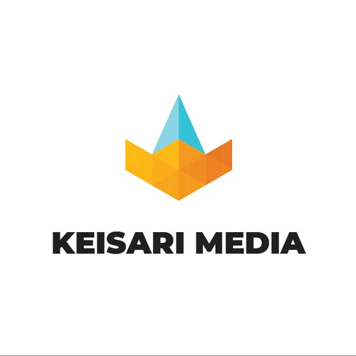 Modern logo for a media company