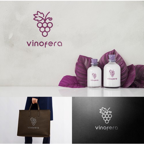 Logo Design for a Wine-based Cosmetics Brand