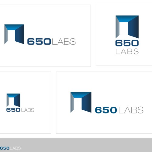 logo and business card for 650 Labs