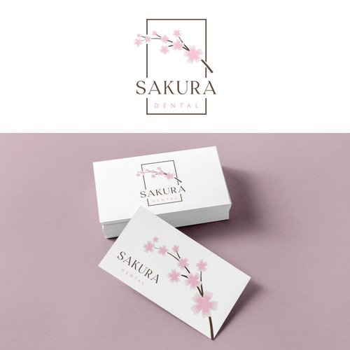 Dental Spa logo (Sakura Flower/Branch)