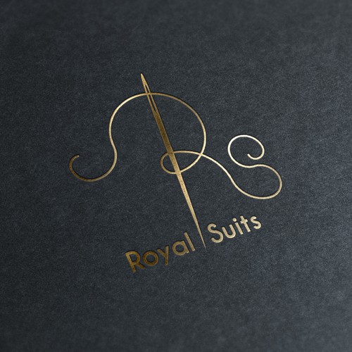 Needle and Thread Logo for Suit-Makers (Tailors)