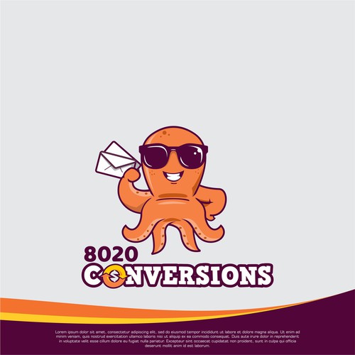 Octopus Mascot logo 