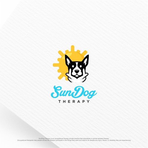 SunDog Therapy needs a modern and unique logo with a dog