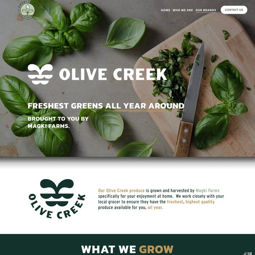 Olive Creek Produce Magki Farms Design