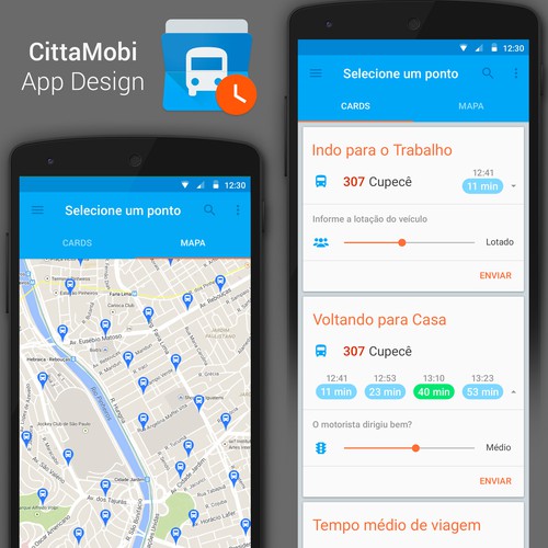 CittaMobi, urban mobility app