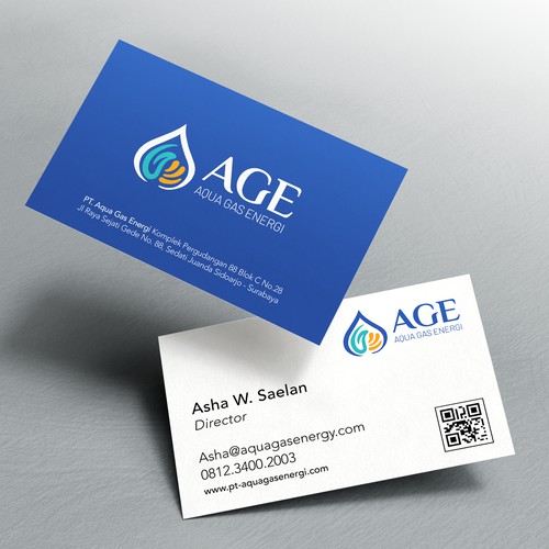 AGE name card design