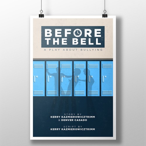 Poster for a play about bullying