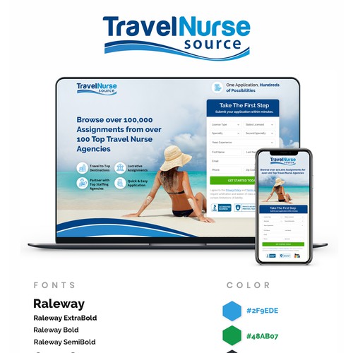 Landing Page- Travel Nurse Source