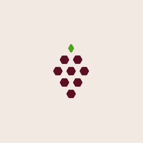 wine tech logo concept