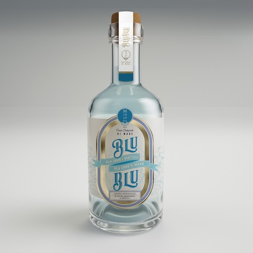 Classic Light Label Design for Liquor
