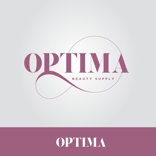 Logo for beauty supplies company