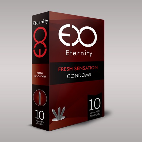 CONDOM packaging for Eternity CONDOMS or Anaconda Condom 