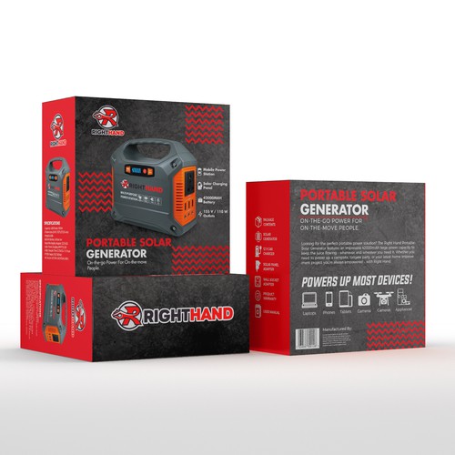Creative package design for new tool brand