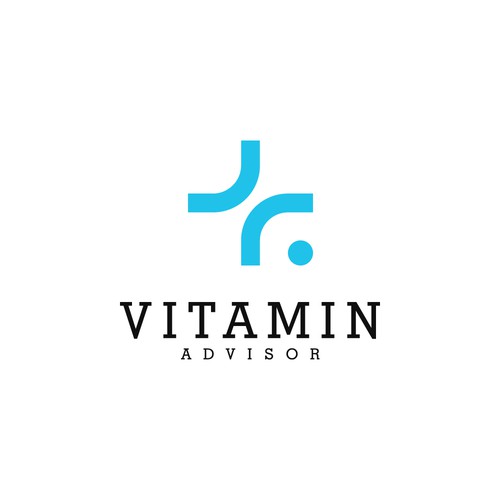 Medical logo concept for VITAMIN ADVISOR company