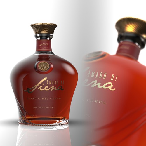 AMARO Bottle + label design