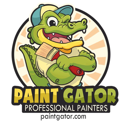 Logo concept for Paint Gator