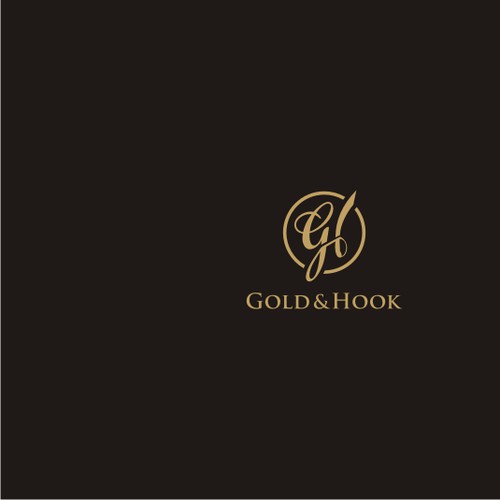 Gold & hook logo