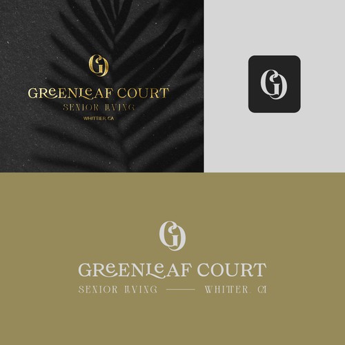 Greenleaf Court Senior Living Logo Design