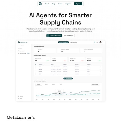 AI Supply chain Website