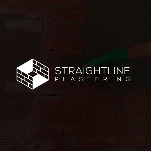 Straight Line Plastering Logo