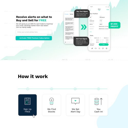 Landing Page Financial