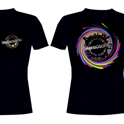 Create a bright, colourful, artistic and amazing T-Shirt for Stereosonic!