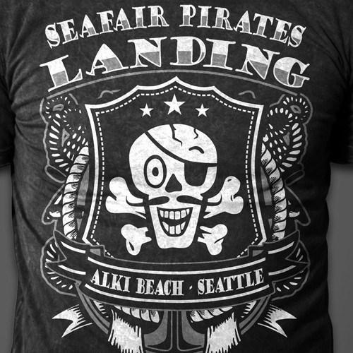 Seafair Pirates Landing t-shirt design required