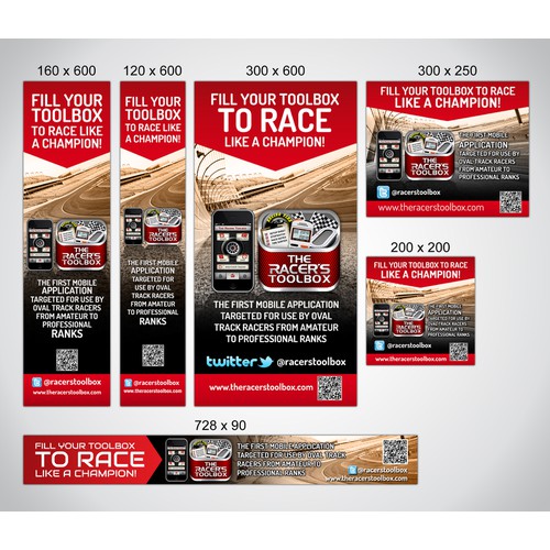 banner ad for The Racers Toolbox