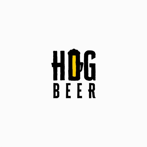 Logo Design for Hog Beer