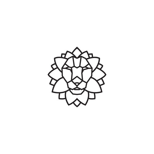 lion lotus logo
