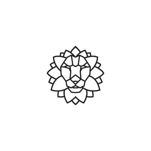 lion lotus logo