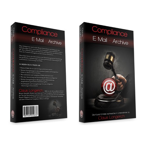 Create a stunning book cover for an E-Mail Compliance book!