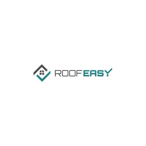 Simple Modern logo for Roof Easy