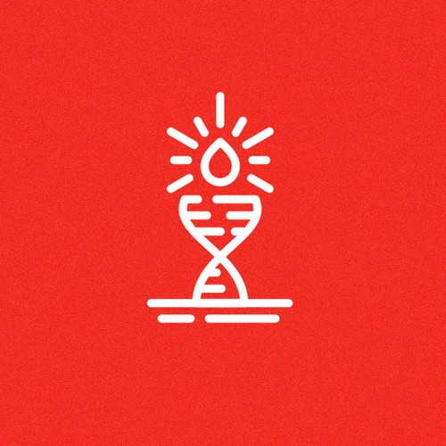 Unused Minimal Blood Compact Logo