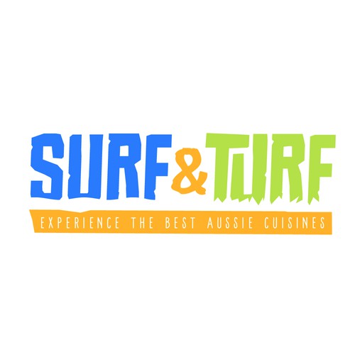 Surf & Turf Logo Design